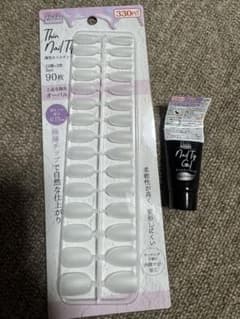 キャンドゥ　薄型ネイルチップ オーバル ネイルチップジェルのサムネイル