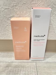 medicube PDRNピンク トナー　コラーゲンナイトラッピングマスクのサムネイル