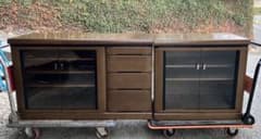 武富家具 TAKEDOMI キャビネット ローボード オーク材 （小ご購入用