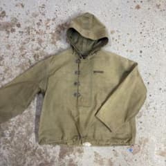 US NAVY 】 初期 フック 40s デッキ レイン パーカー N-2 - メルカリ