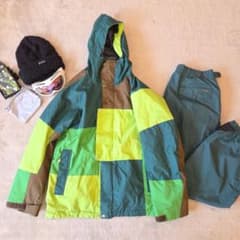 スノーボードウェア上下・小物セット Columbia Mizuno/人気ブランド スノーボードウェア上下・小物セット Columbia Mizuno/人気ブランド