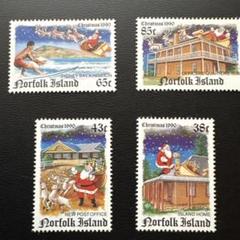 4030　外国切手　1977年 ソロモン諸島 1977年　クリスマス　4種完 外国切手4枚（ソロモン諸島：海の生物、蟹、ヤドカリ） - メルカリ