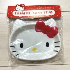 昭和レトロ　ハローキティ　デザートミニトレイのサムネイル