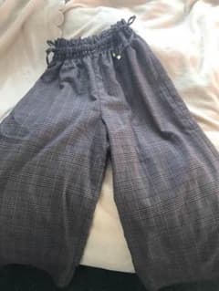 グレンチェック ワイドパンツのサムネイル