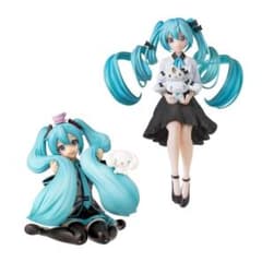 初音ミク×シナモロール ちょこのせ プレミアムフィギュア 2種セット