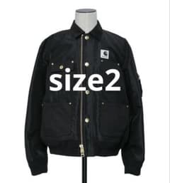 sacai x Carhartt WIP Nylon Twill 黒 サイズ 2 - メルカリ