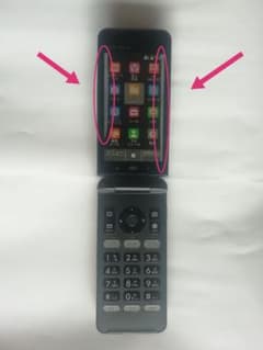 0419【中古訳あり・SIMフリー・povo可】au4GガラホKYF31ブラック