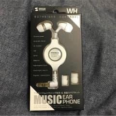 サンワサプライ MUSIC EAR PHONE イヤホンのサムネイル