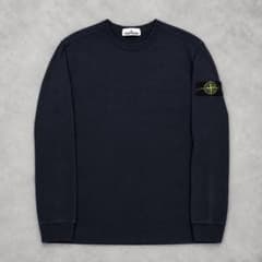 STONE ISLAND クルーネック スウェット ブラックのサムネイル