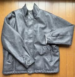 buttbull　ボアフリースPUレザージャケット　Lサイズのサムネイル