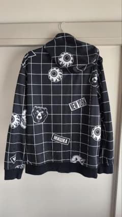 MISHKA ブラックグリッドパーカーのサムネイル