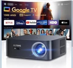 PUTRIMS プロジェクター 本体　HD googleTV 新品同様 PUTRIMS K12 プロジェクター 本体 Google TV搭載 - メルカリ