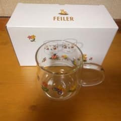 完売❤️FEILER ハイジガラスマグカップ1個グラスフェイラー青い鳥