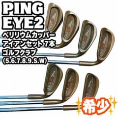 PING EYE2 ベリリウムカッパー アイアンセット 7本 ピン ゴルフクラブ