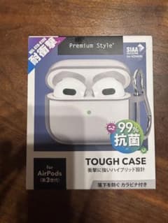 AirPods用　TOUGHケース 99%抗菌 カラビナ付きのサムネイル