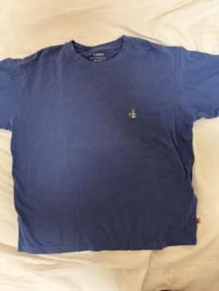coen ベア刺繍 Tシャツ ブルー Mサイズのサムネイル
