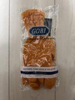 【新品未開封】GOBI カシミヤ100% 手袋のサムネイル