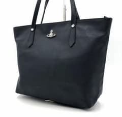 Vivienne Westwood ヴィヴィアントートバッグ ネイビーレザーa4 - メルカリ