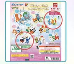 ポケモン 旅立ちの3匹 アクリルスイング 2種セットのサムネイル