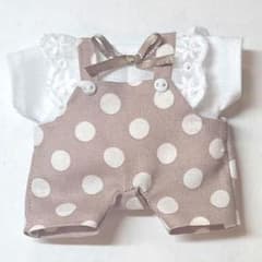 すのチルぬい服 シャツ サロペットセットのサムネイル