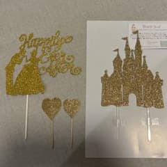 即発送！美品♡ケーキトッパー♡セットのサムネイル