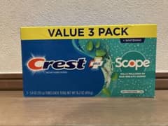 Crest plus Scope 歯磨き粉 3本セットのサムネイル