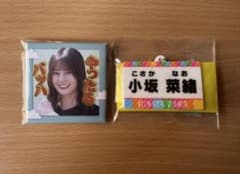 日向坂46 ひなあいくじ 小坂菜緒　キーホルダー 缶バッジセット