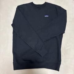 patagonia 黒 スウェット トレーナー　裏起毛のサムネイル