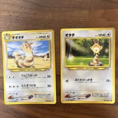 ポケモンカード 旧裏 オオタチ オタチ 2枚セット - メルカリ