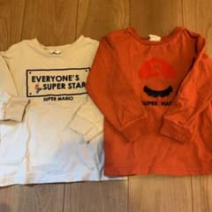 専用　エフオーキッズ　マリオ長袖Tシャツ　白のみのサムネイル