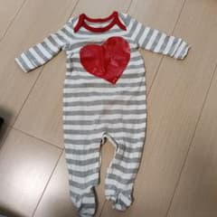 baby GAP ロンパース ハート柄 3-6ヶ月のサムネイル