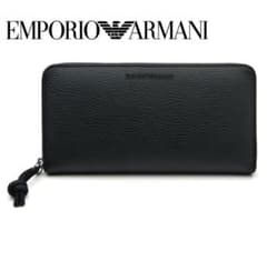 【新品未使用　定価の半額以下】エンポリオアルマーニ ラウンドファスナー長財布のサムネイル