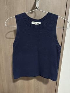 COMPTOIR DES COTONNIERS タンクトップ ネイビー Sのサムネイル