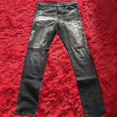 DIESEL ペイント加工 デニムパンツ ブラック 31のサムネイル