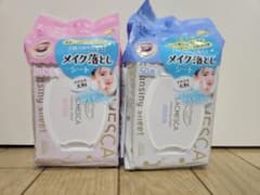 Lacheska　クレンジングシート２袋（100枚）メイク落とし　これ１枚のサムネイル