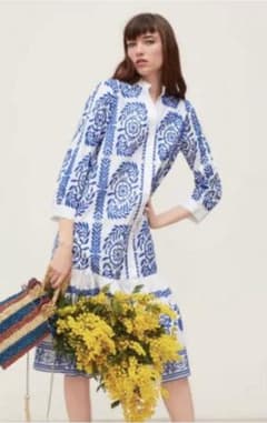 ZARA 刺繍ワンピースのサムネイル