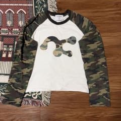 NCMMN NOYCOMMON カモフラ柄 ラグラン長袖Tシャツ Mのサムネイル