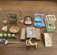 Sylvanian Families Jungle Gym, Swing, Seesaw, and Bicycle Play Set