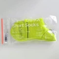 〇 Convenience Wear ショートソックス ライムイエロー 新品〇のサムネイル
