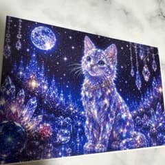 高光沢透明シール 猫ちゃんのサムネイル