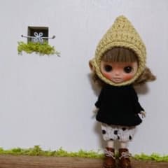 プチブライスサイズ帽子《イエロー》のサムネイル