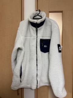 CAMP7 ホワイト フリースジャケット Lサイズのサムネイル