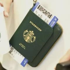 海外限定)Starbucks スターバックス パスポートケース カードケース
