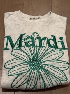 Mardi 花柄スウェット グレーのサムネイル