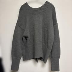 ADAM ET ROPE 長袖ニット グレーのサムネイル