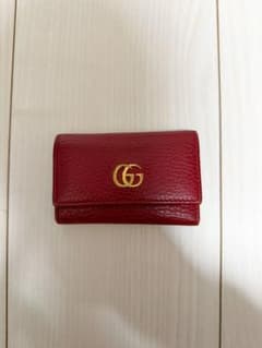 GUCCI レザーキーケース 赤のサムネイル