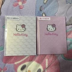 ハローキティ 当たりくじ　ノート ホワイト ピンク セットのサムネイル