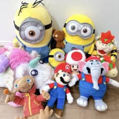 유니버설 스튜디오 정리 판매 10점 미니언 마리오 ET 봉제인형