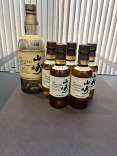 サントリー 山崎 (空瓶)12年 1本 ミニボトル 5本セットのサムネイル