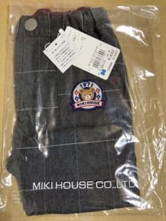 Miki House チェック柄パンツ プッチー 90cmのサムネイル